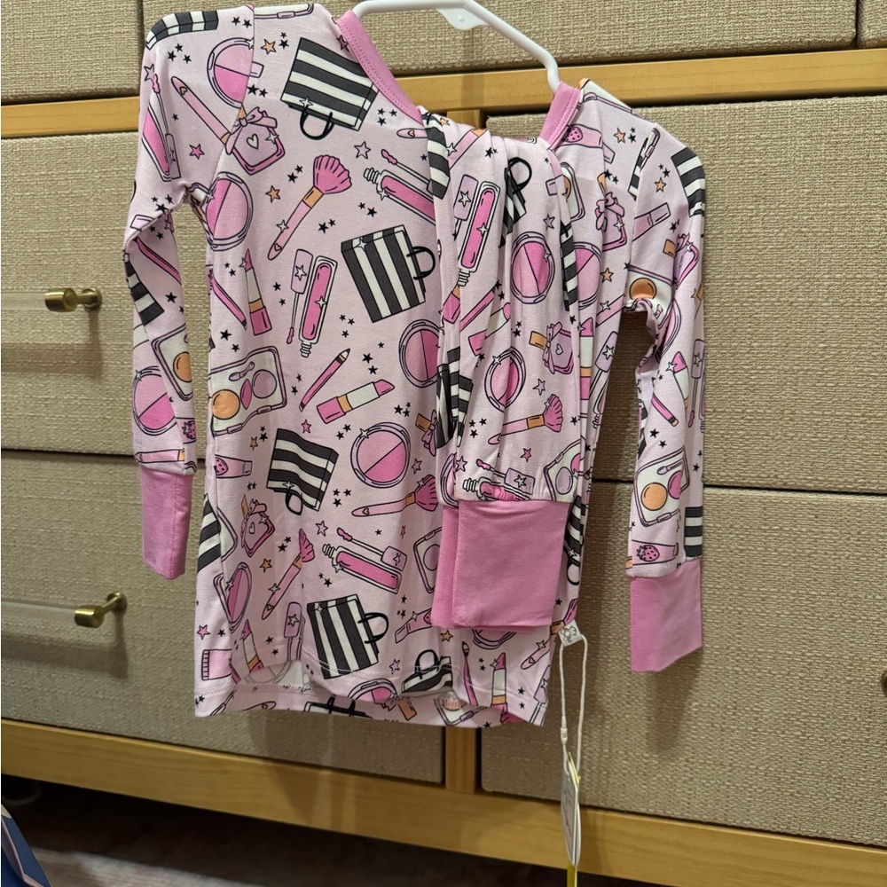 Pink Patterned Kids Pajamas